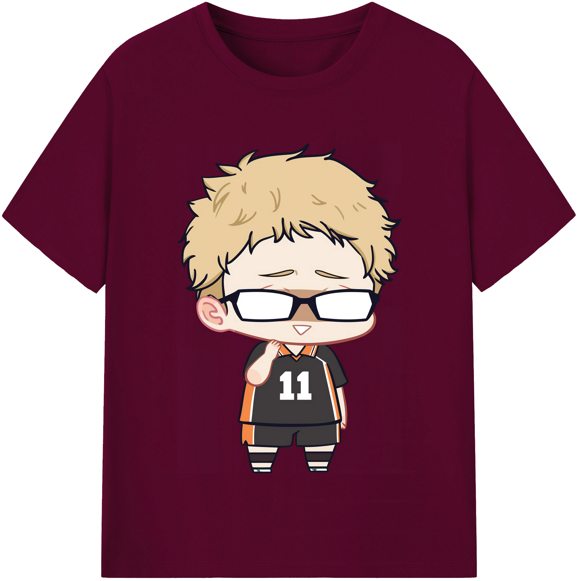 （画像用） ハイキュー!! Haikyu!! レディースカジュアルプリントTシャツ（綿100％）